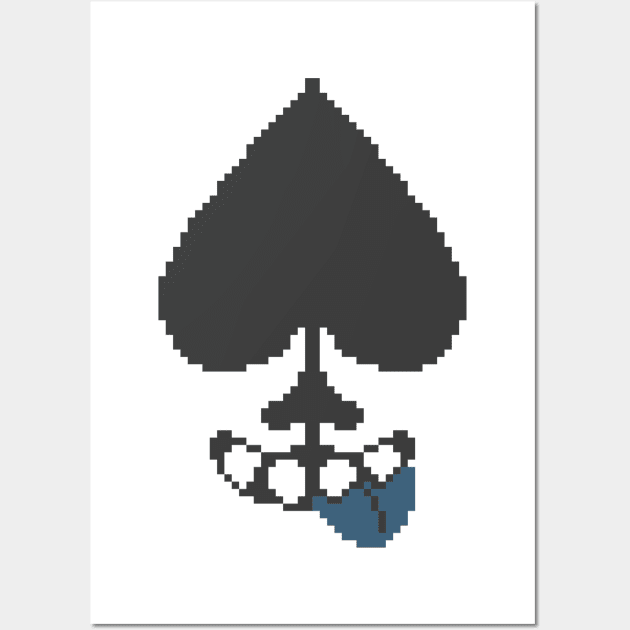 Pixel Simplistic Lancer Wall Art by Lukaru